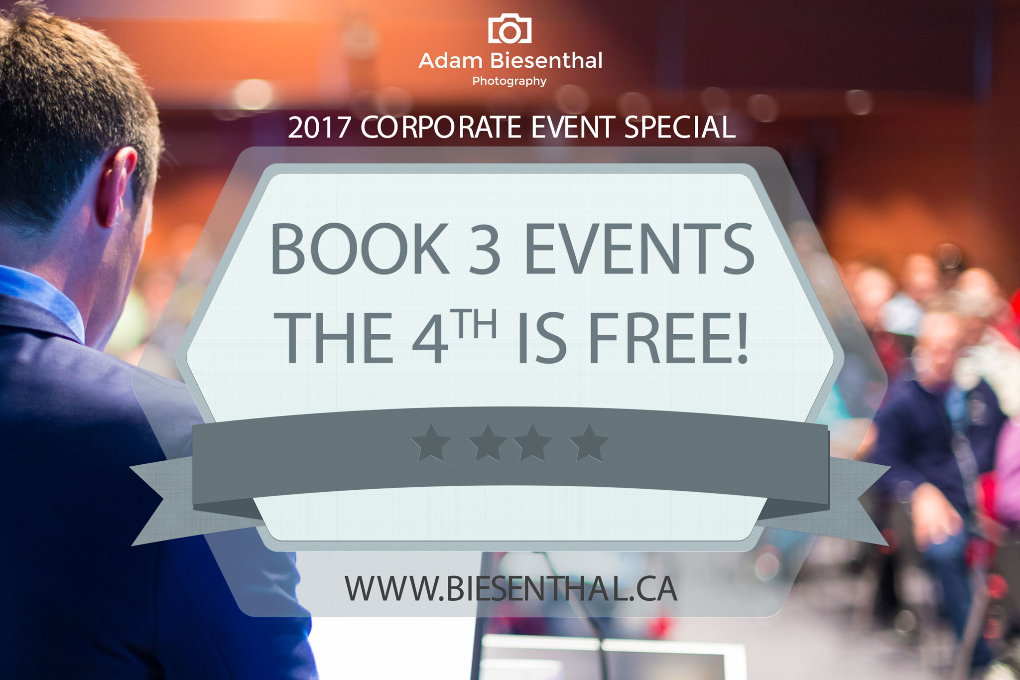 Hurry, you must pre-book your 3 events before March 31st to qualify!