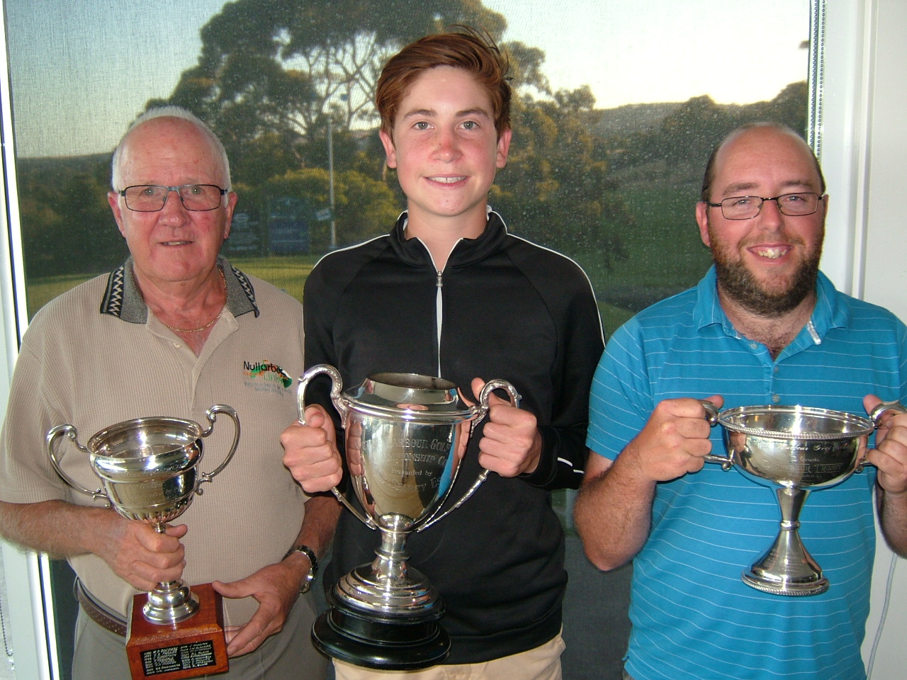 Men:- L-R Ross MADLEY, Kyle HAYTER, Craig HIGGINS.