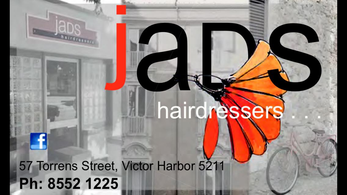 Sponsored by JaDS hairdressers, Victor Harbor