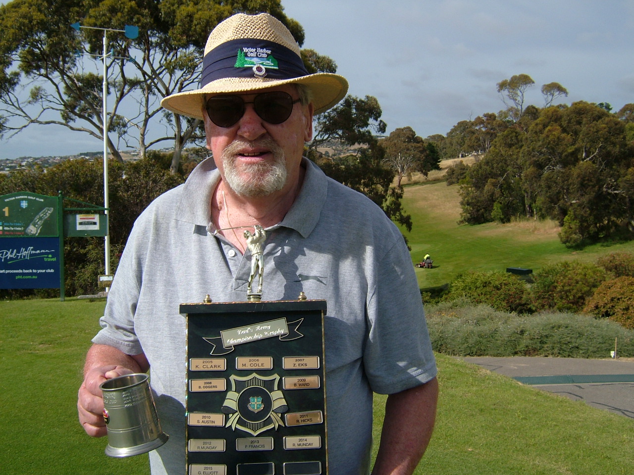 2016 Dads Army Championship winner, Wally Delasalle