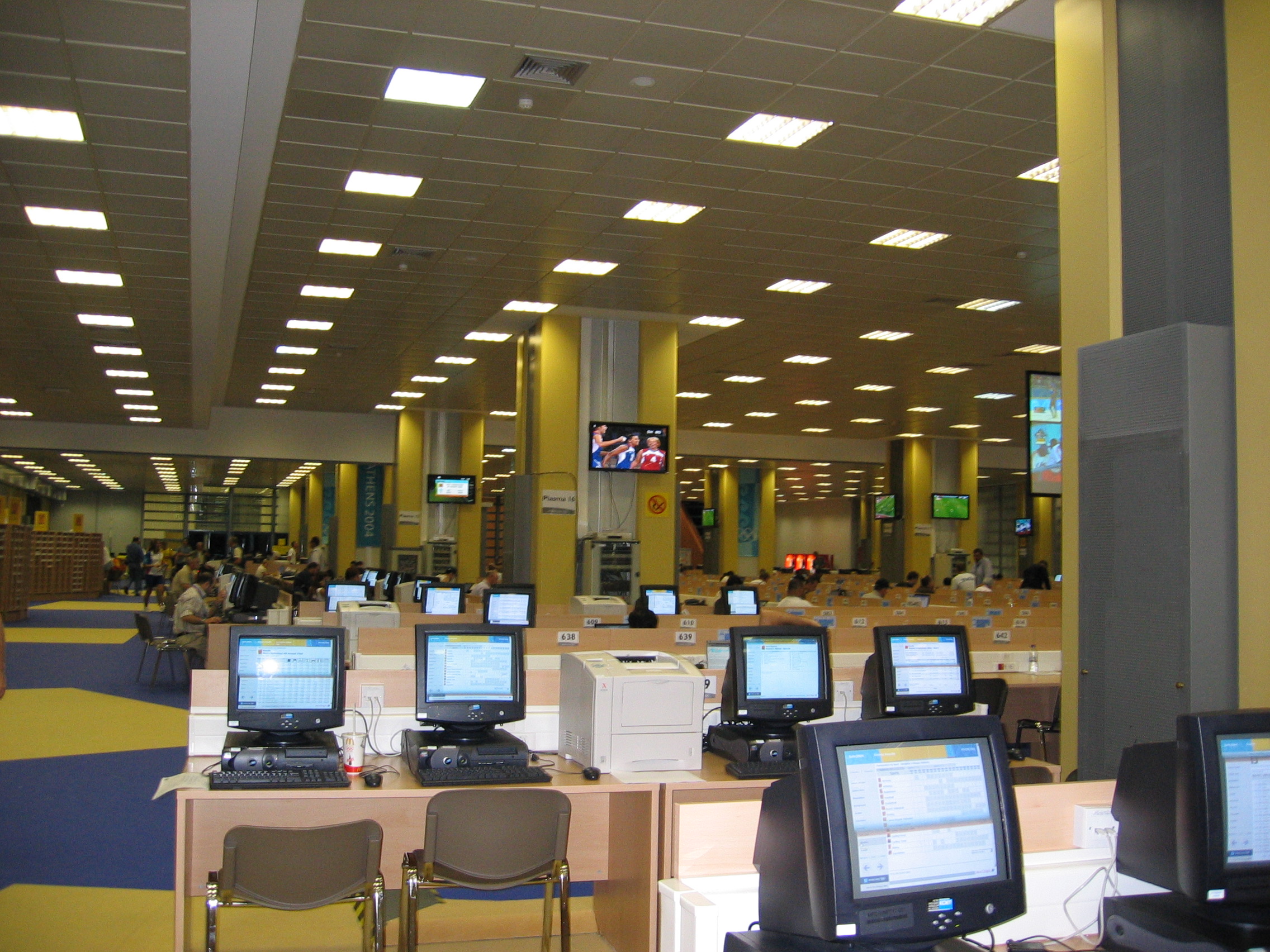 In the main press gallery