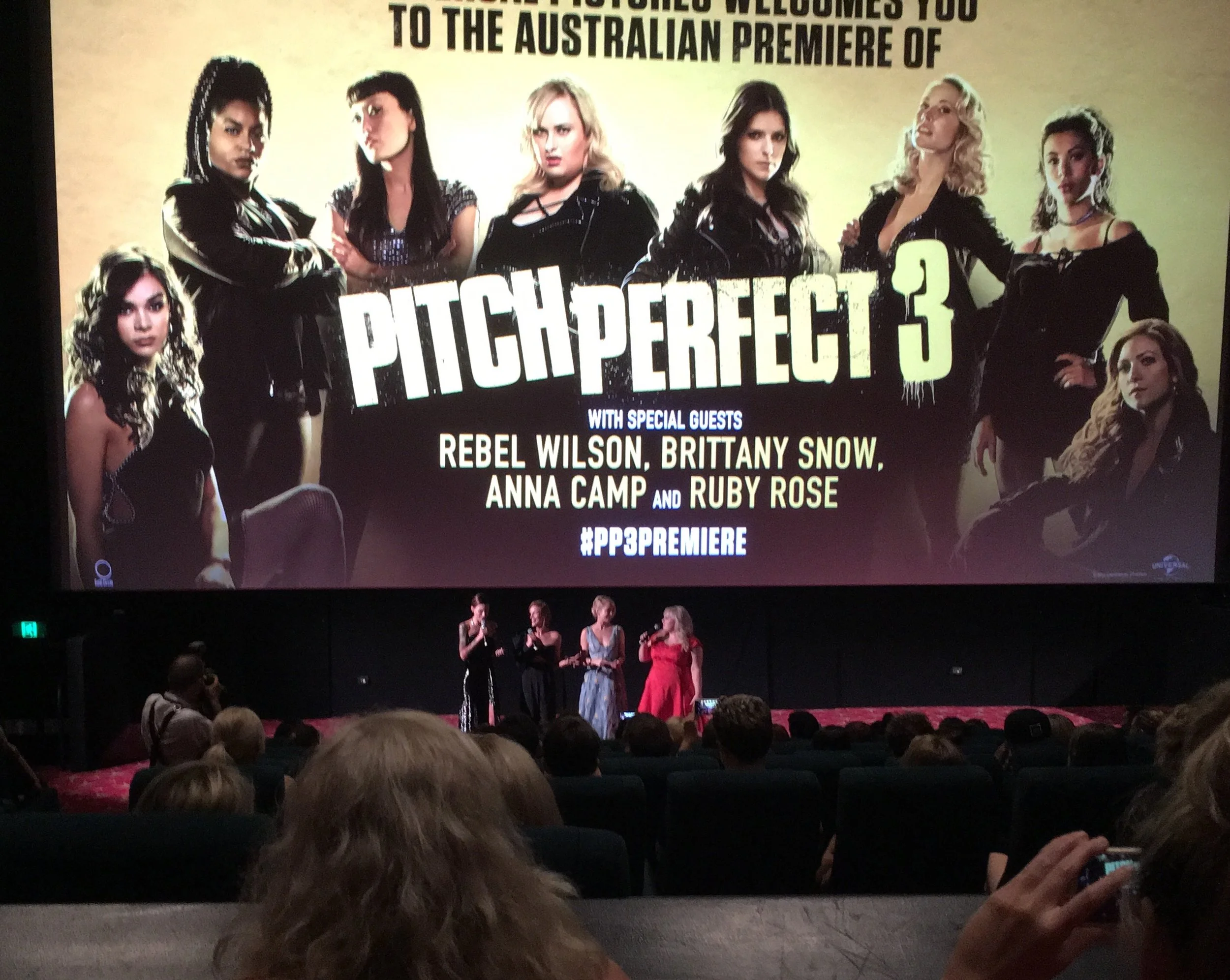 'Pitch Perfect 3' Sydney premiere, Hoyts Moore Park, Nov. 29, 2017