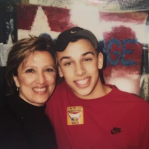 The day he got his braces off- 2002- 8th grade.