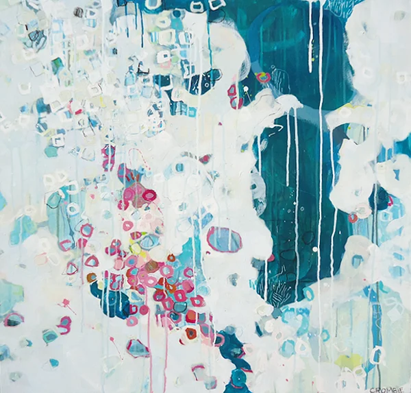 UNDERTOW&nbsp;- 2014, acrylic, pencil on canvas, 900x900mm&nbsp;- SOLD -&nbsp;