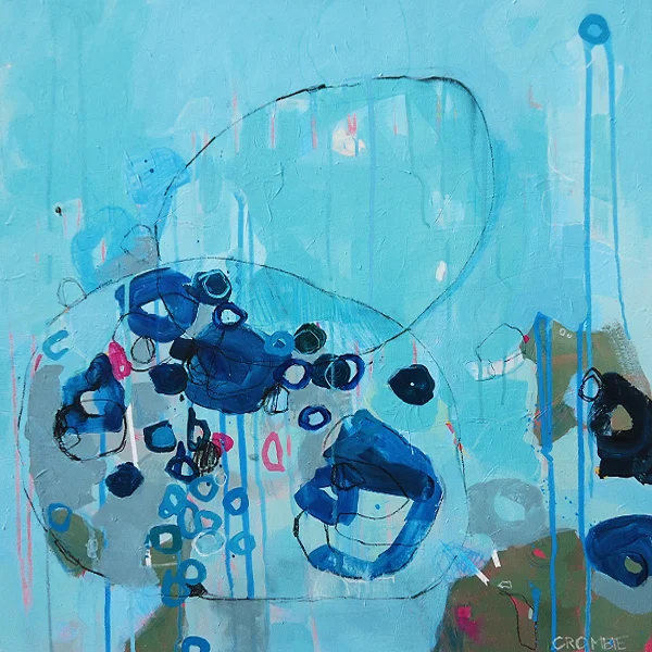 TEMPEST&nbsp;- 2014, acrylic, charcoal, pencil on canvas, 600x600mm&nbsp;- SOLD -&nbsp;