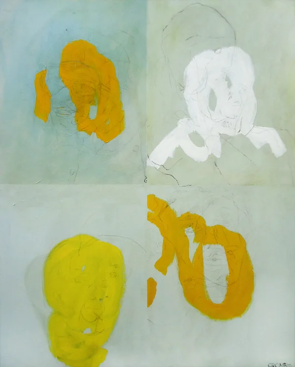 QUELL&nbsp;- 2014, acrylic, charcoal on canvas, 1000x700mm&nbsp;