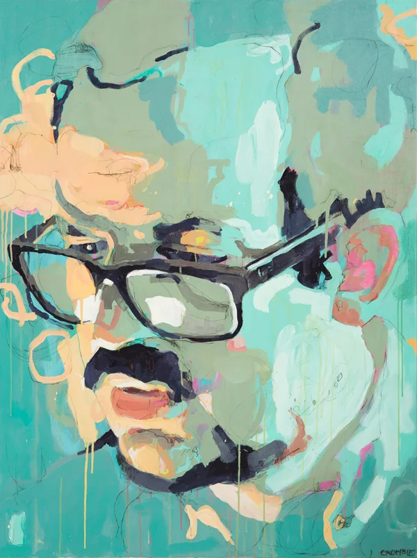 LAMP LIGHT&nbsp;- 2013, acrylic, charcoal on canvas, 1200x900mm