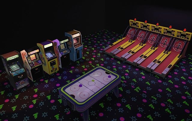 The arcade expands...#3d #model #modeling #3dmodel #3dmodeling #blender #blendercommunity #arcade #retro #games #retrogames #arcadegames #videogames #render #rendering #3drender #3drendering