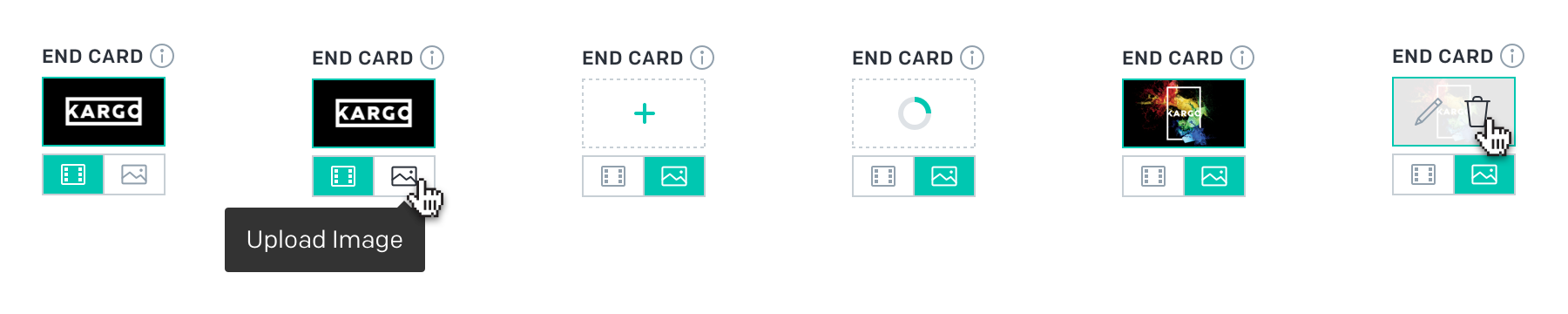 Breakdown of the End Card Selection flow