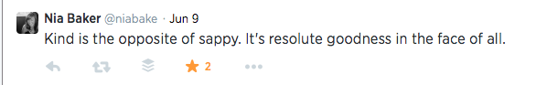 I can always count on @niabake for a concise yet courageous tweet. 