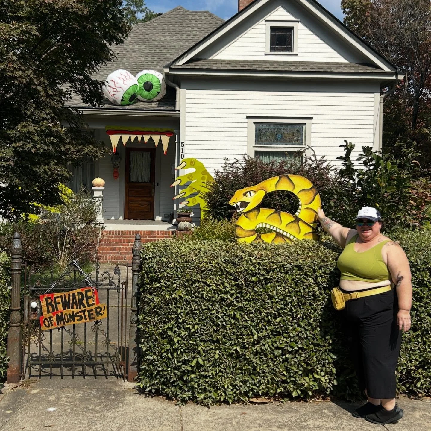 Snakey vibes. 🐍 

Me, petting the Decatur snake monsters.
Medusa, owning her narrative and taking back her power.

You can find the second in my Printify Pop-Up Shop! Links in bio!

#art #artist #snakes #medusa #snakey #yearofthesnake #mythology #pa