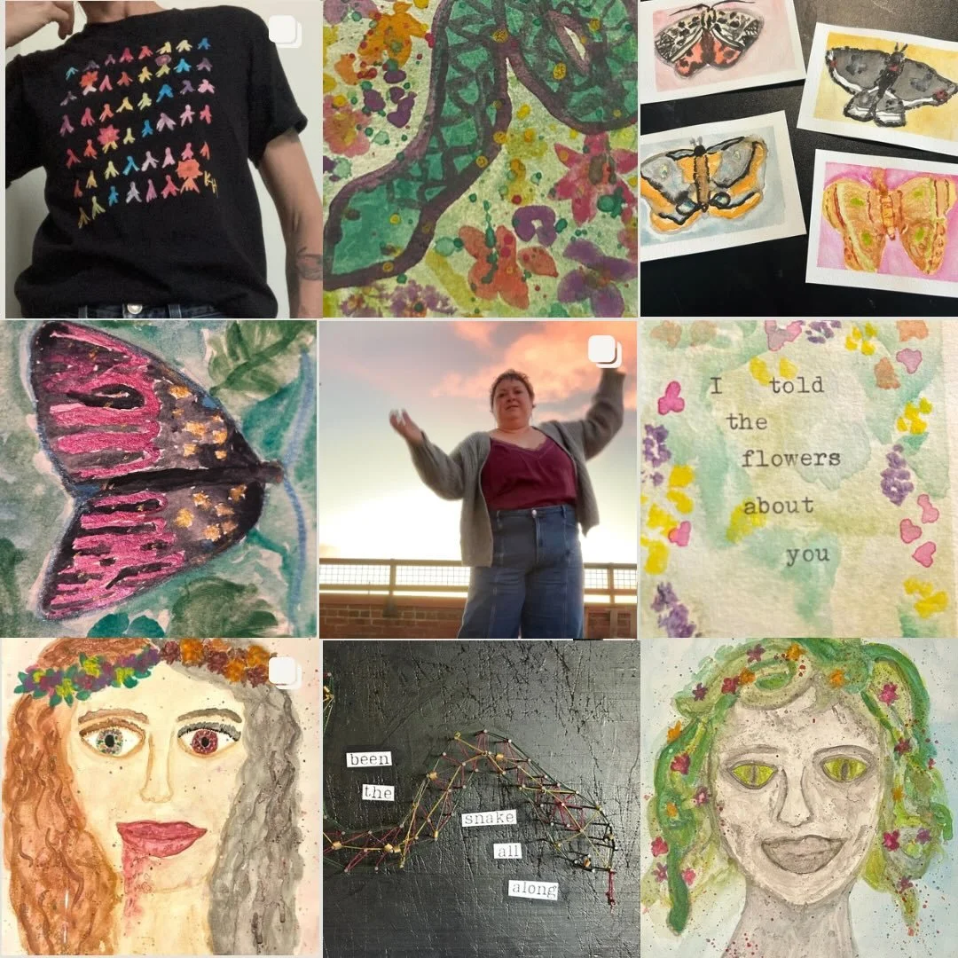 The artist vs the art. What a colorful year it&rsquo;s been!

#artist #art #poet #create #watercolor