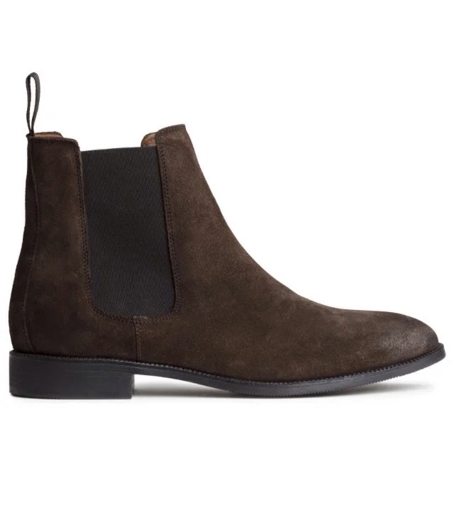  H&M LEATHER CHELSEA BOOTS