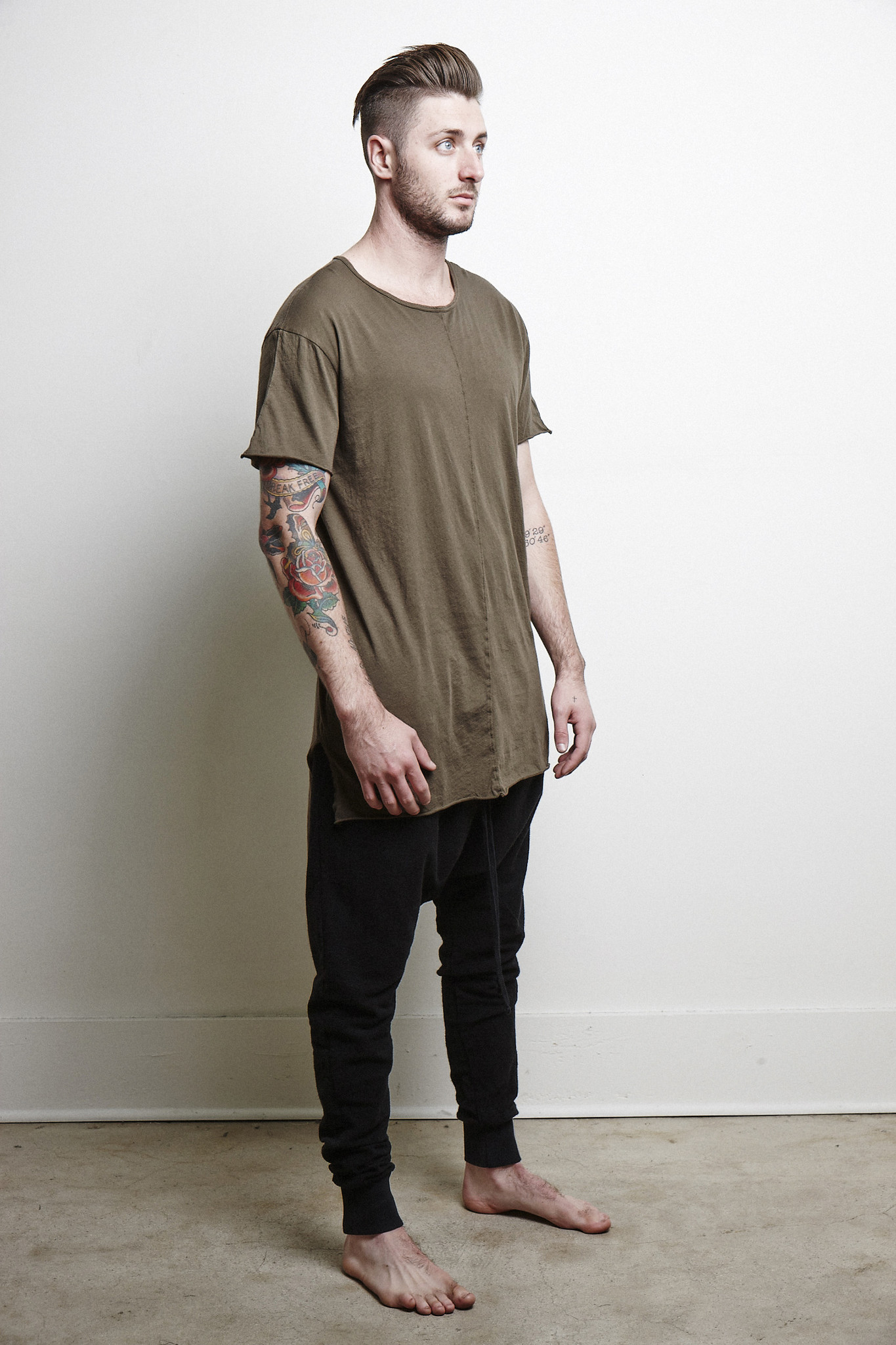 Olive Extended Tee