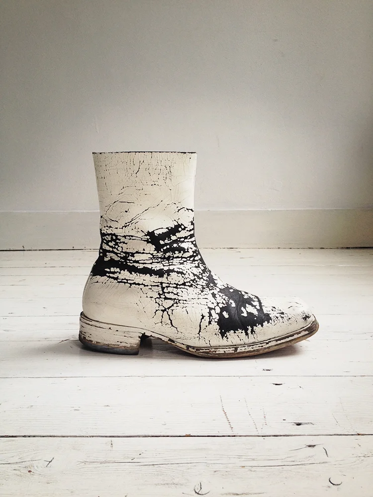 margiela square toe boots