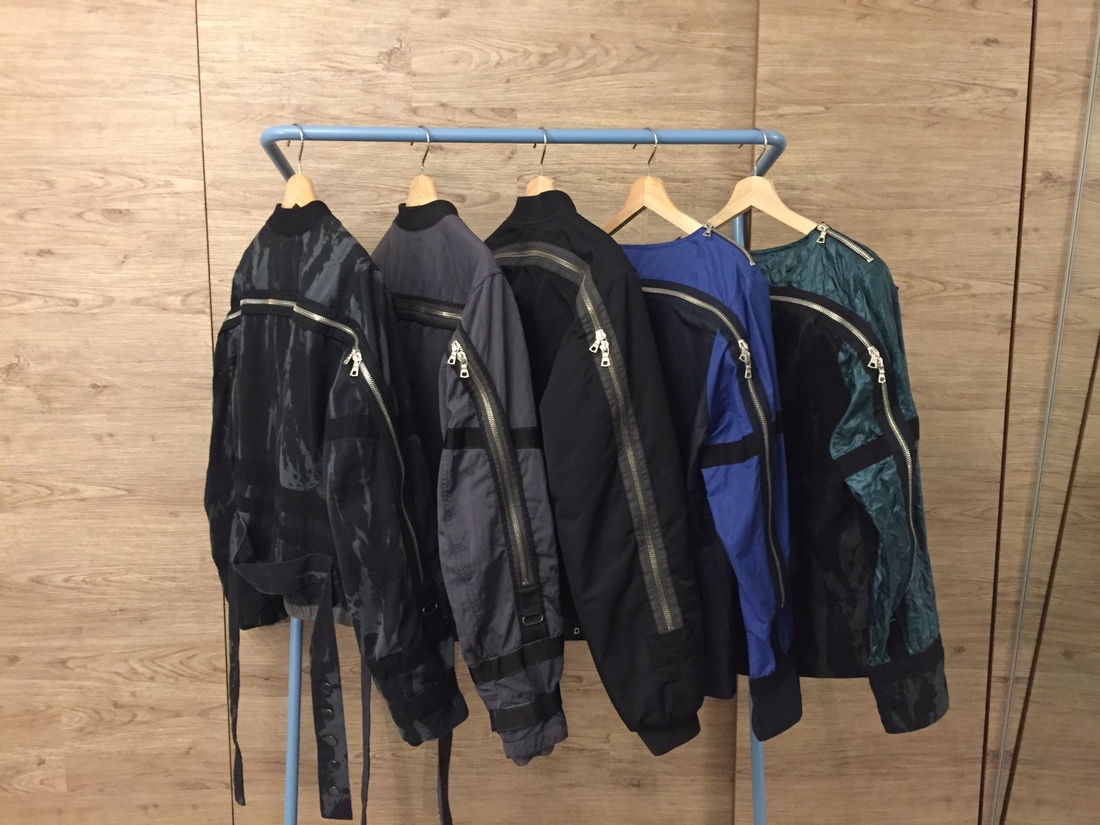 dries van noten zipper bomber