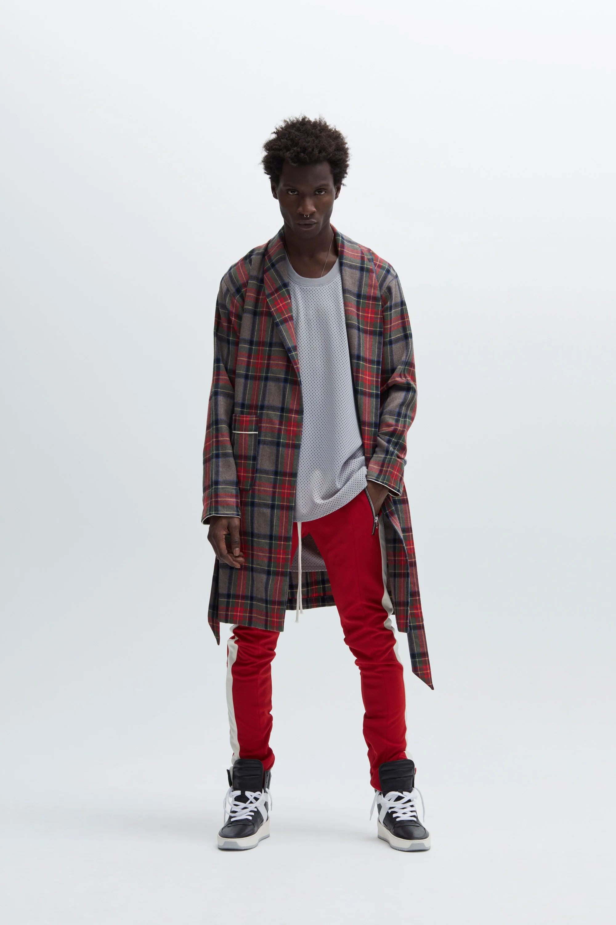 fear of god tartan pants
