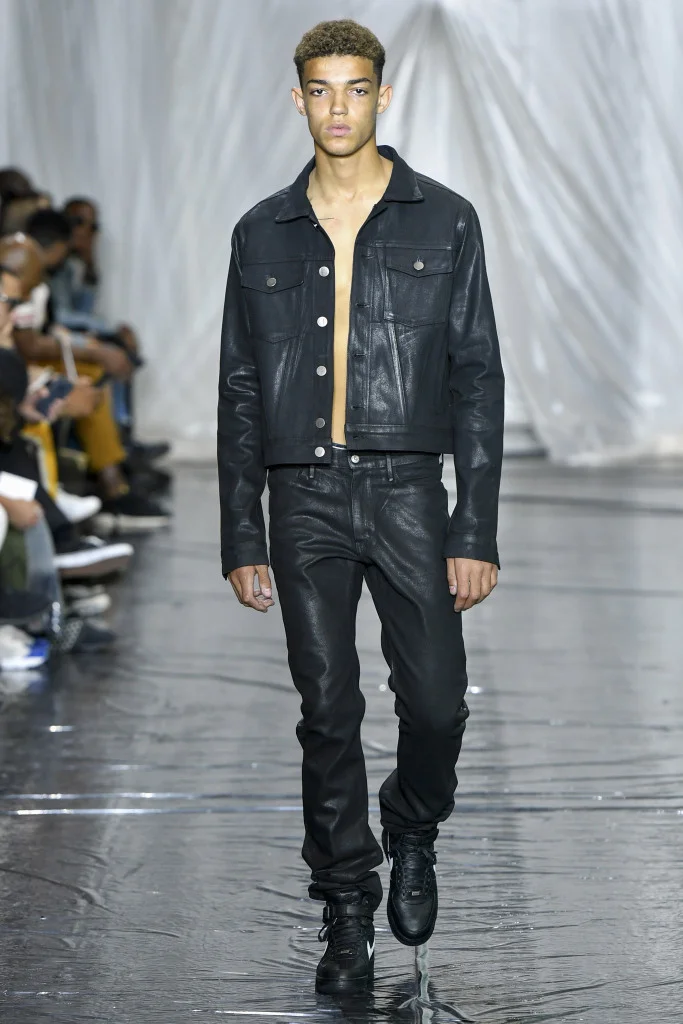 Vlone Leather Jacket Vlone Sheepskin Leather Bomber Jacket Depop