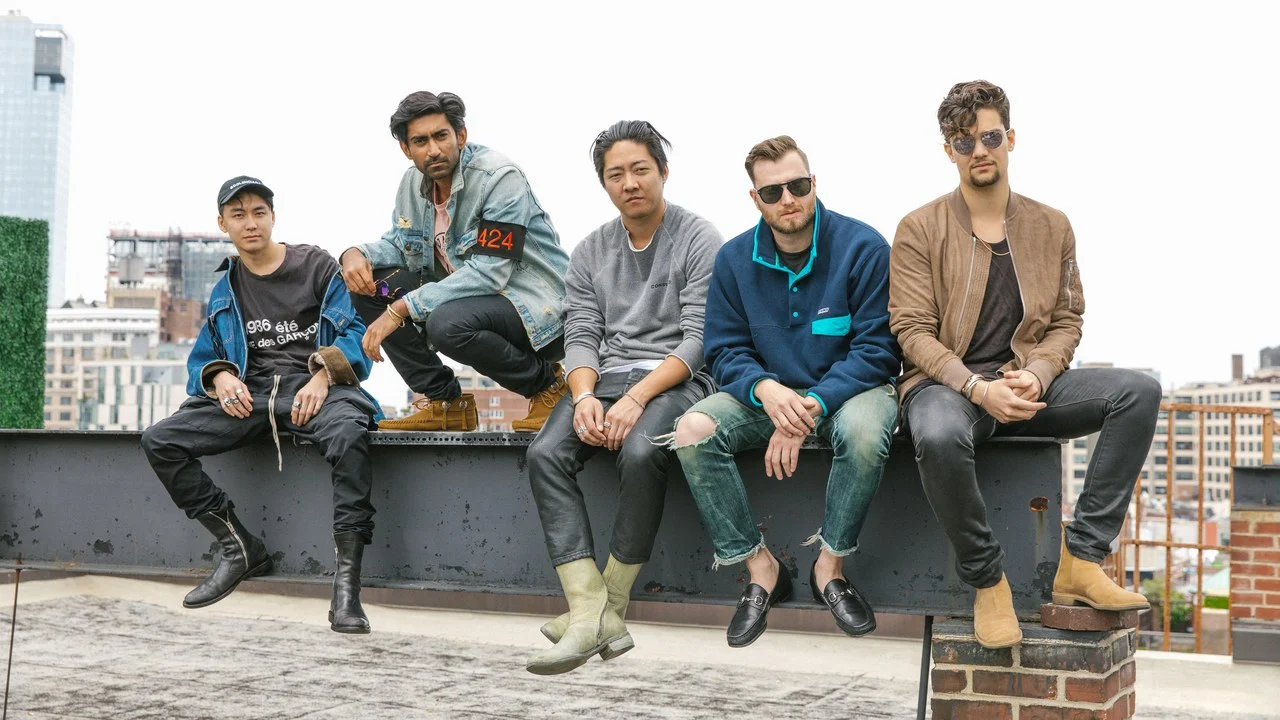 Jawn Power Rangers. Left to right: Davil, Arun, Jacob, Lawrence, Julian Source: GQ