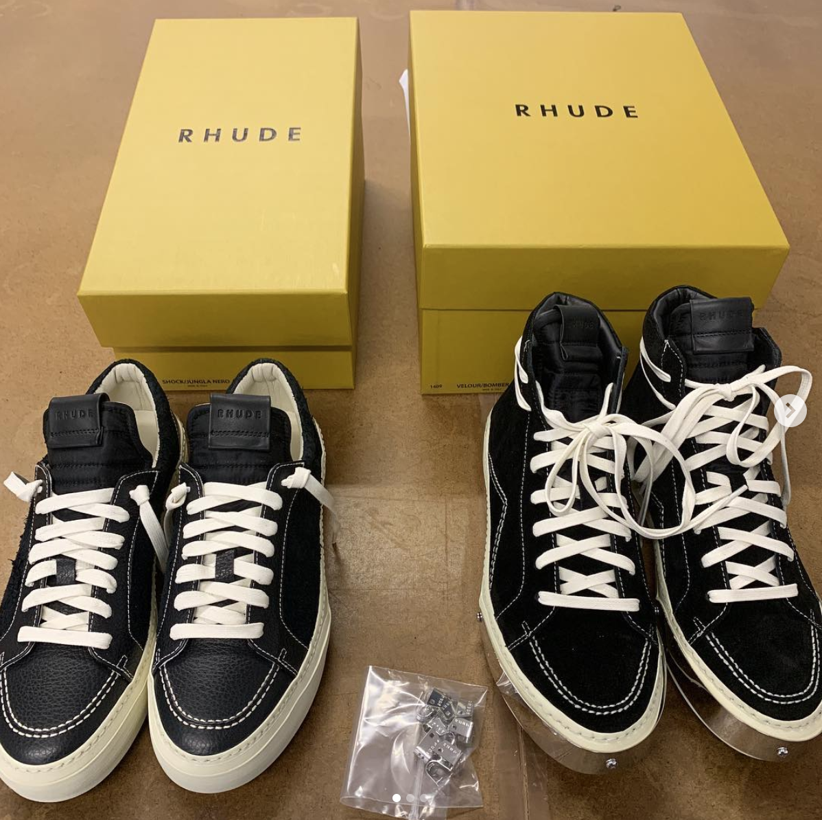rhude vans collab