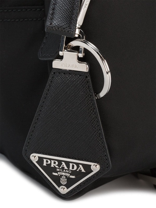 Prada Black Keychain, Farfetch