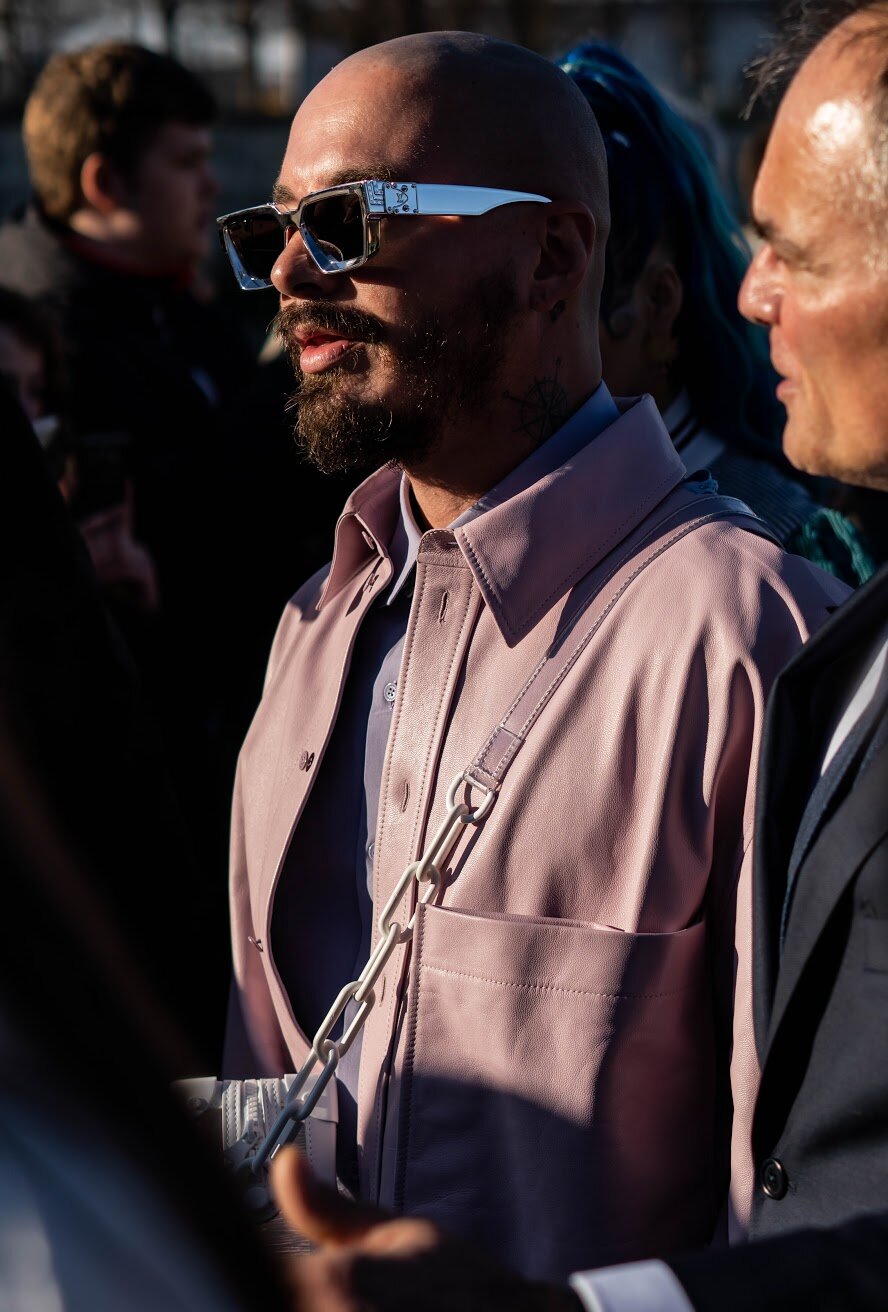 J Balvin Fashion on Display at Paris Fashion Week 2020