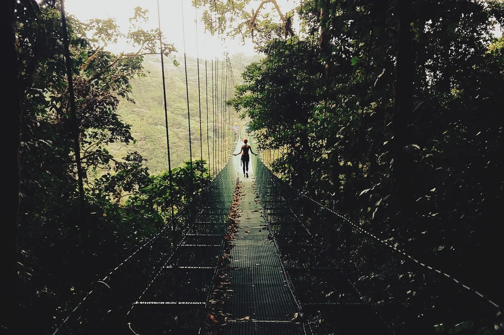 Facing Fears and Walking to the End of the Swinging Bridge