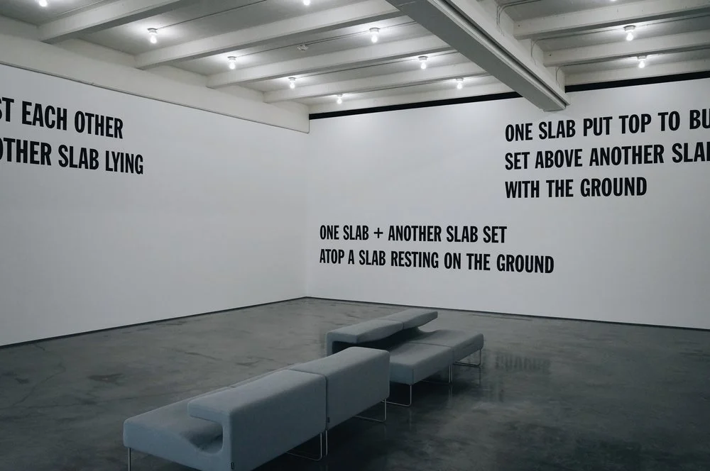 Lawrence Weiner, 5 Figures of Structure