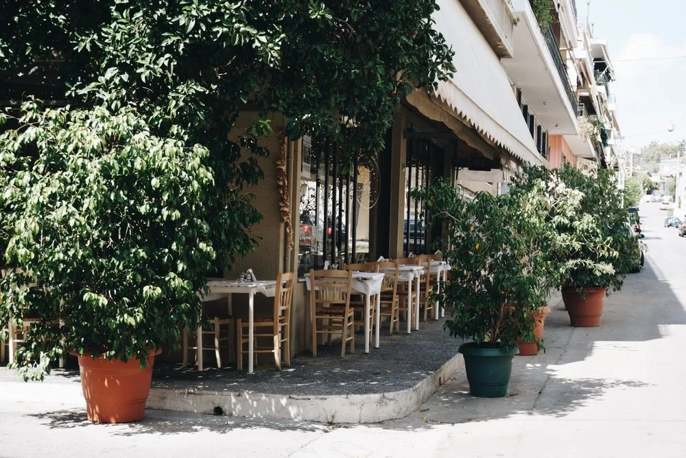 where we had our first meal in Athens