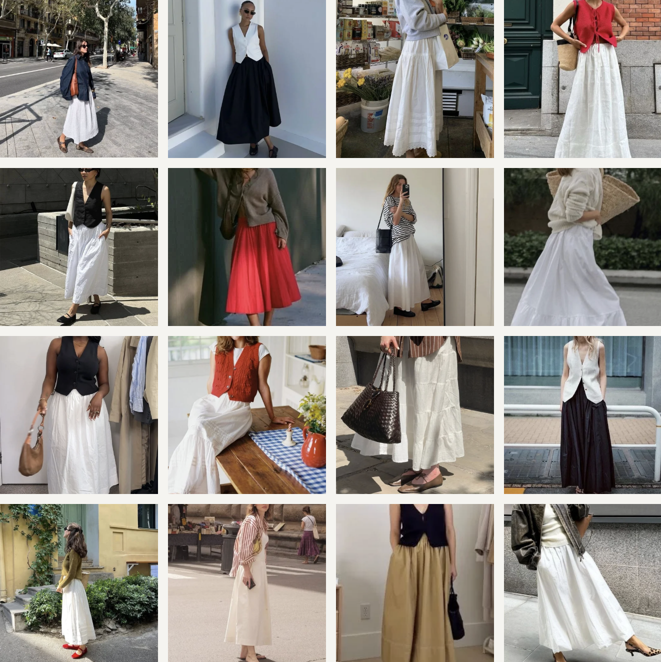 Styling Notes: Poplin Skirt