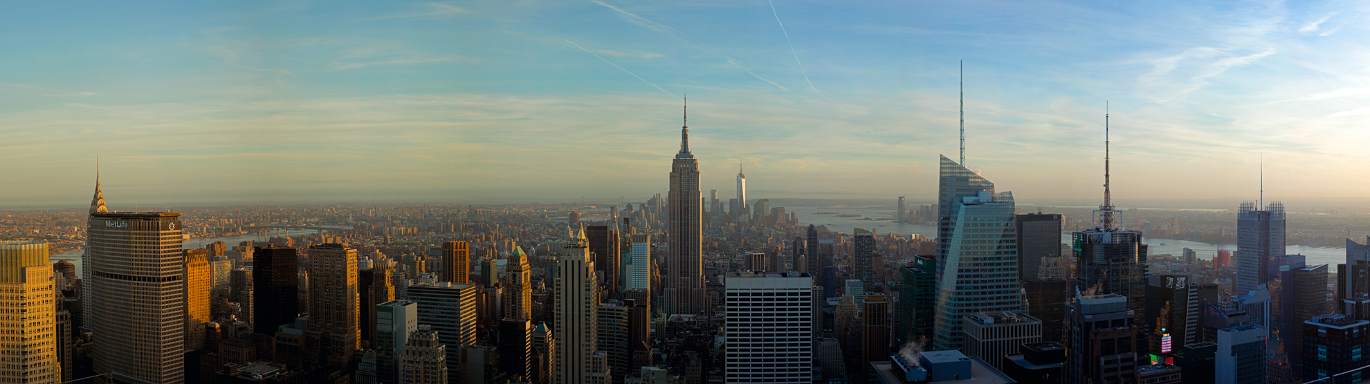 New York from the Rock panoramic