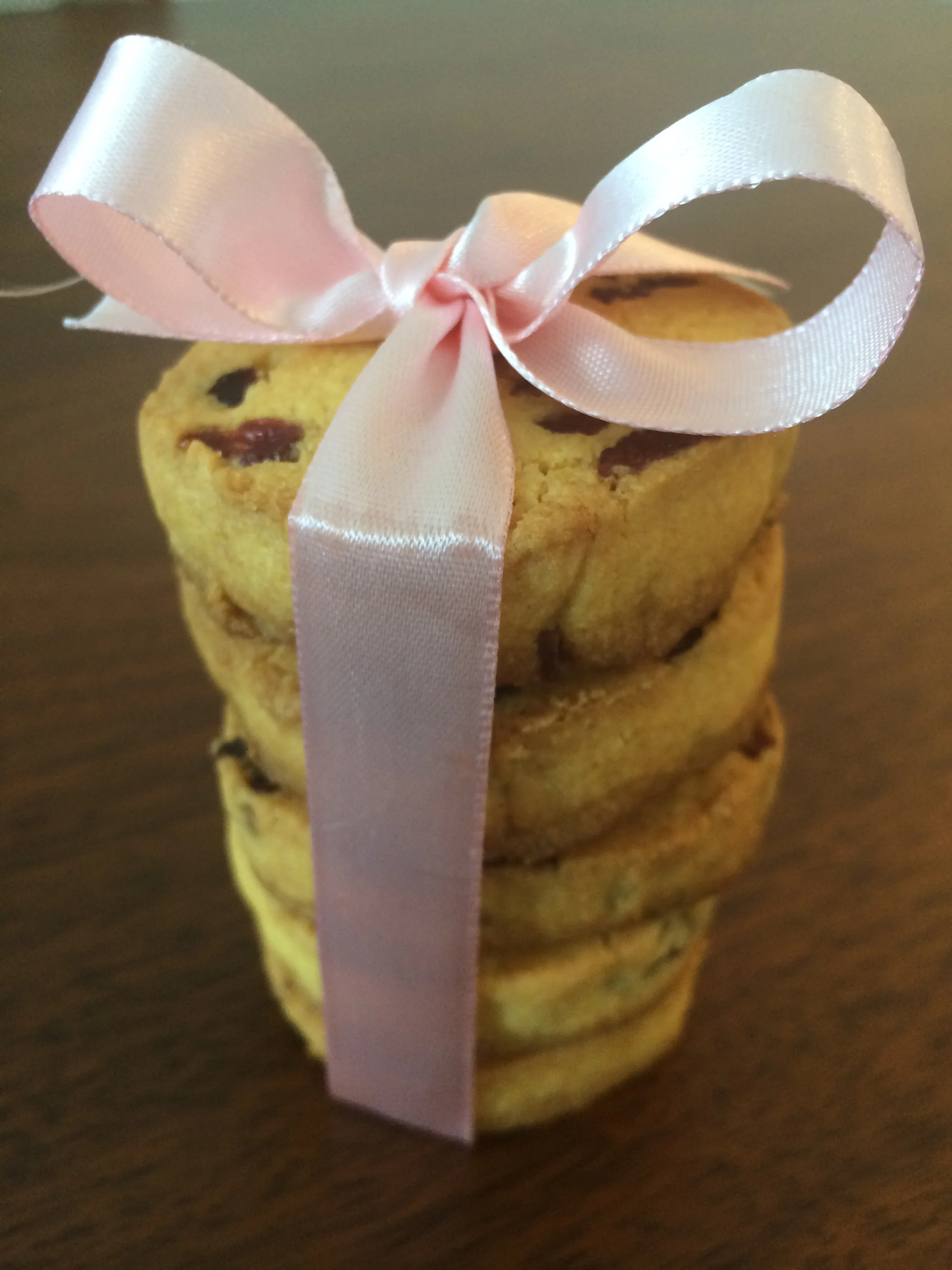 Embalando os cookies pra presente!