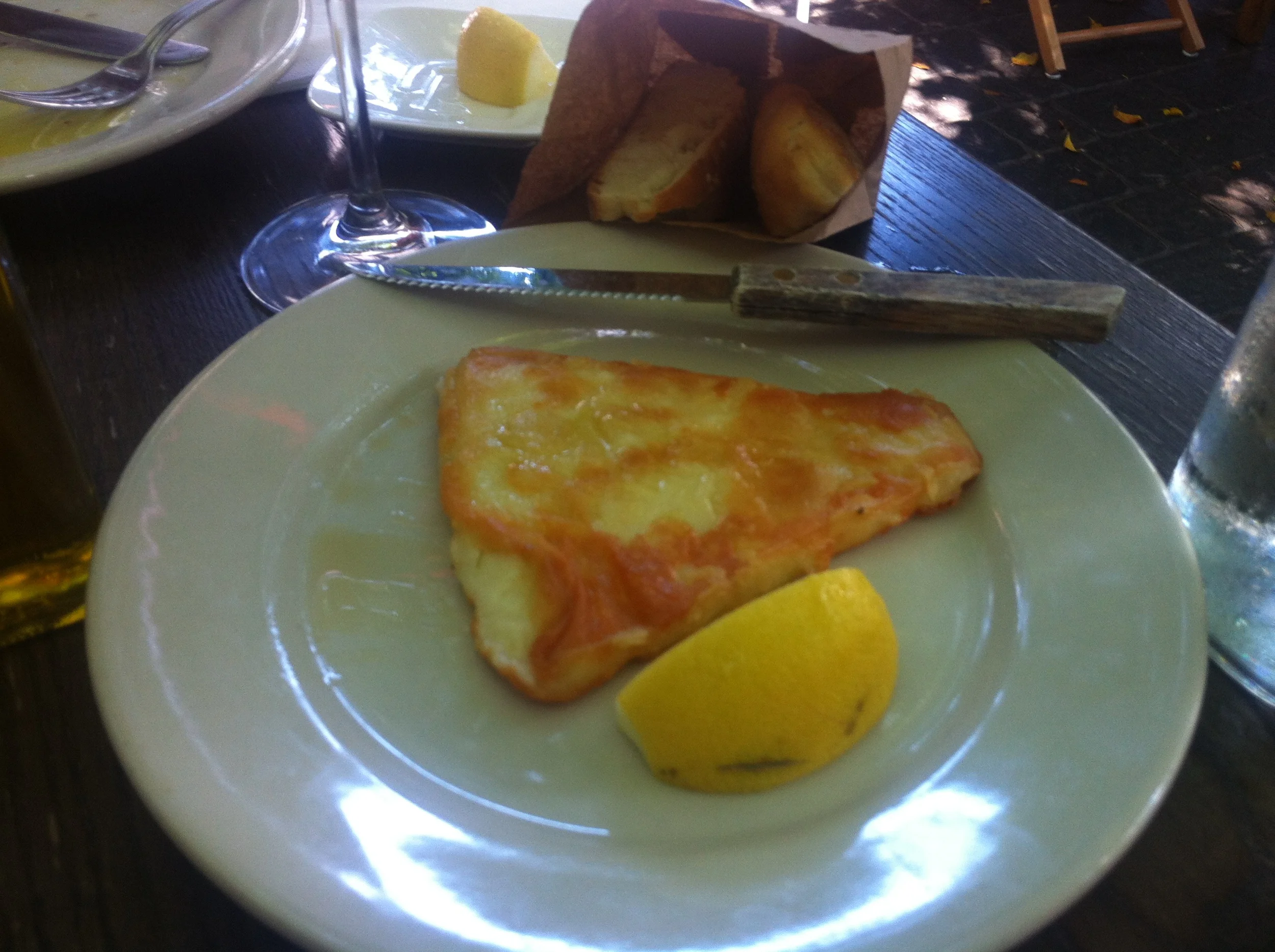 Cheese Saganaki.