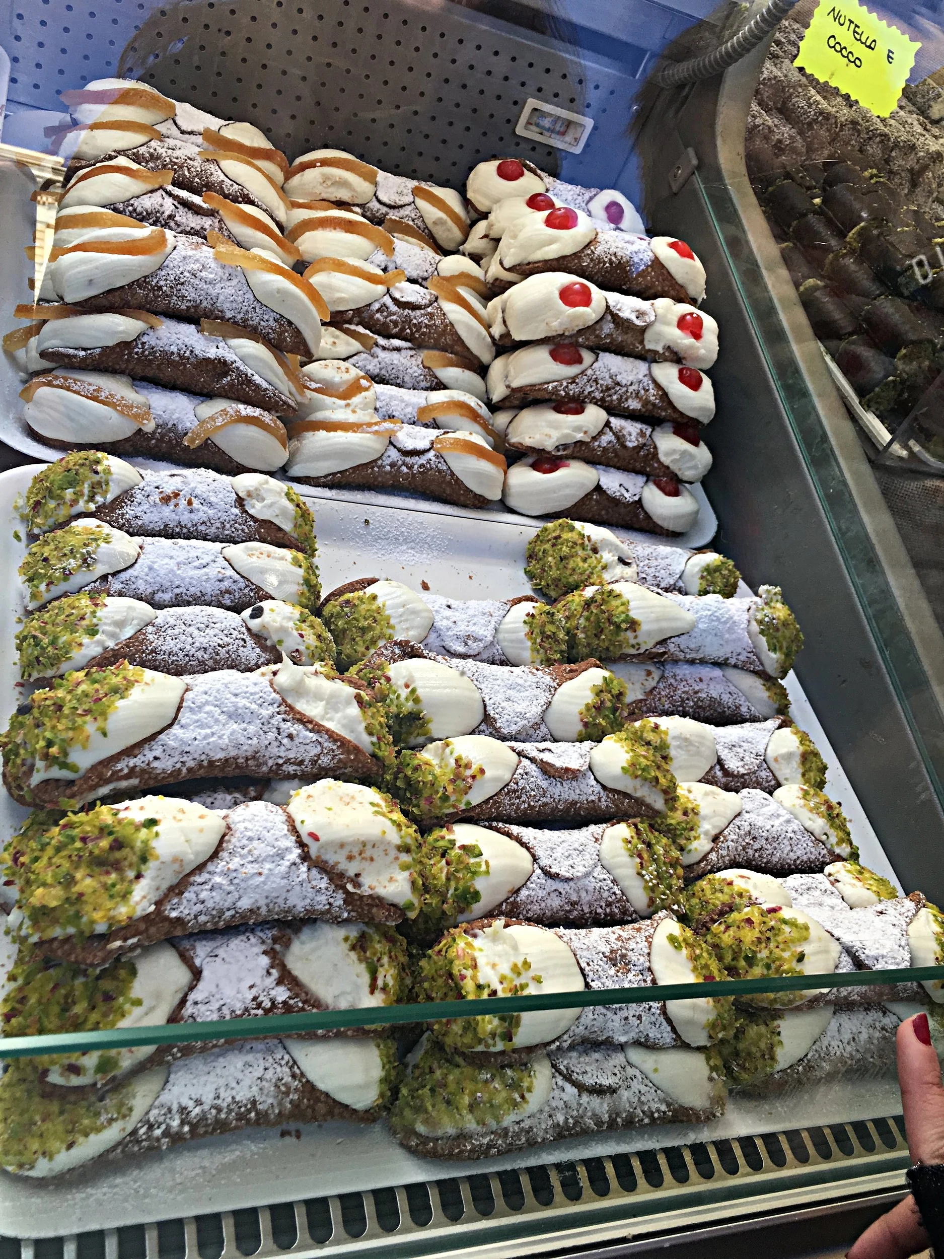 Estes canoli estavam divinos!!!