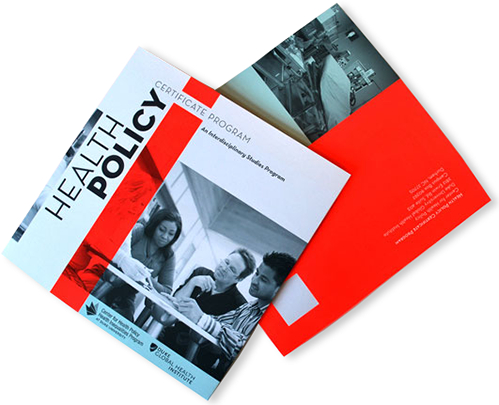 Health Policy Brochure Company brochure, marketing strategy