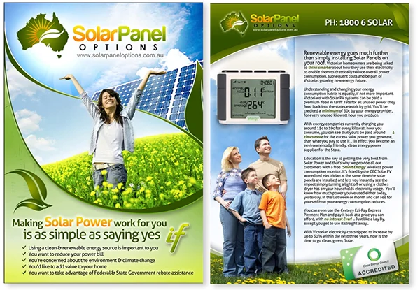Solar Options Company brochure and corporate brand strategy