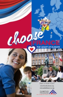 Campus France Brochure, poster and marketing materials