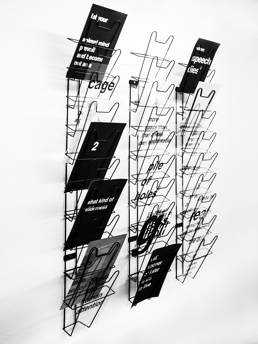 Alex Mirutziu - Prepared poem #2, 2015