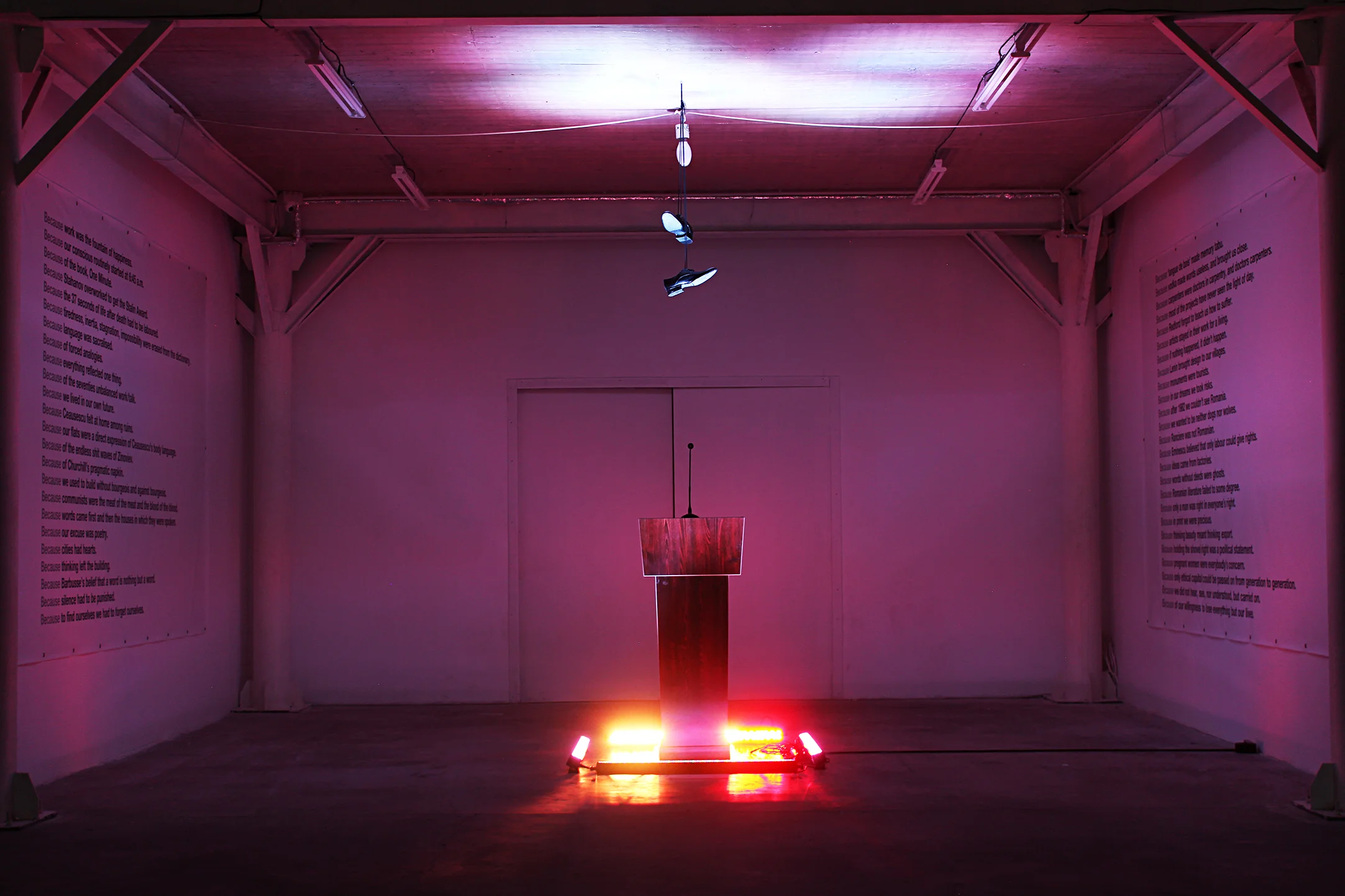 Alex Mirutziu - "Because" installation, 2015