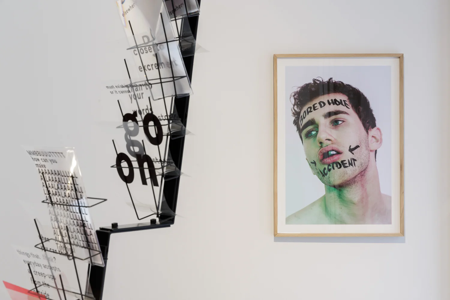 Alex Mirutziu, Between too soon and too late, 2018. Installation view, Delfina Foundation, London. Photo Tim Bowditch. Courtesy Delfina Foundation and European ArtEast Foundation.