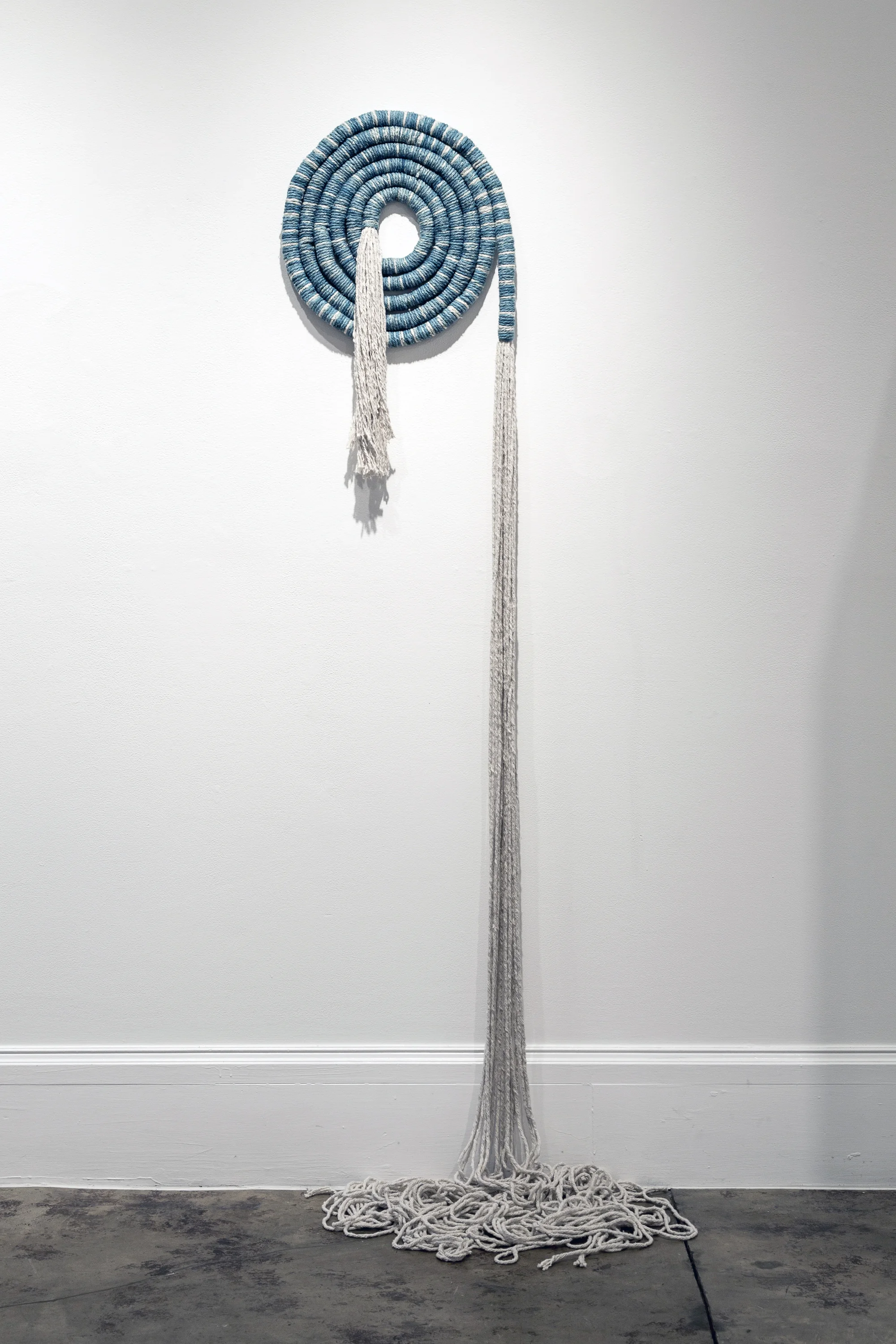 Large Indigo Coil, 2014