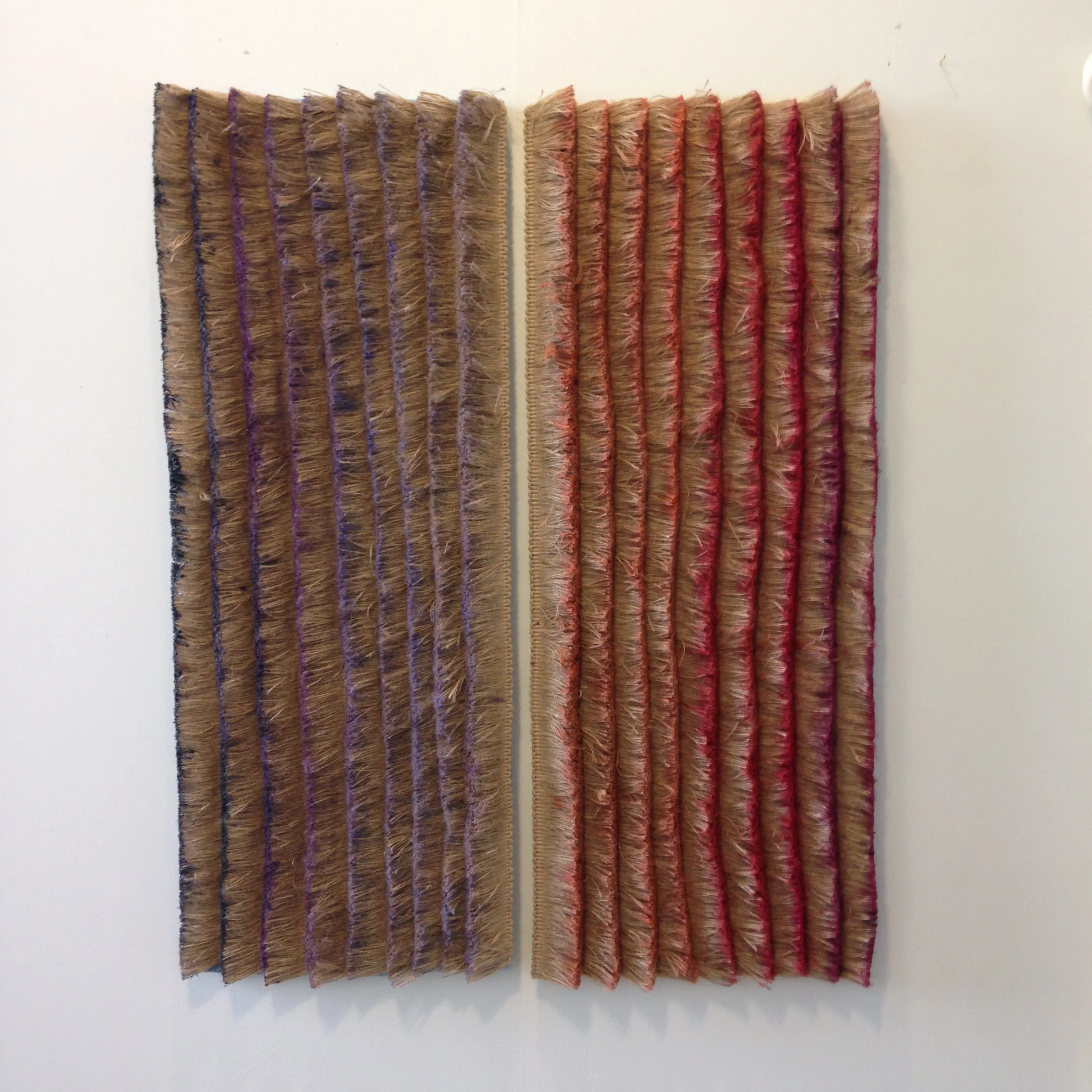Fringe Color Study, Warm & Cool, 2014