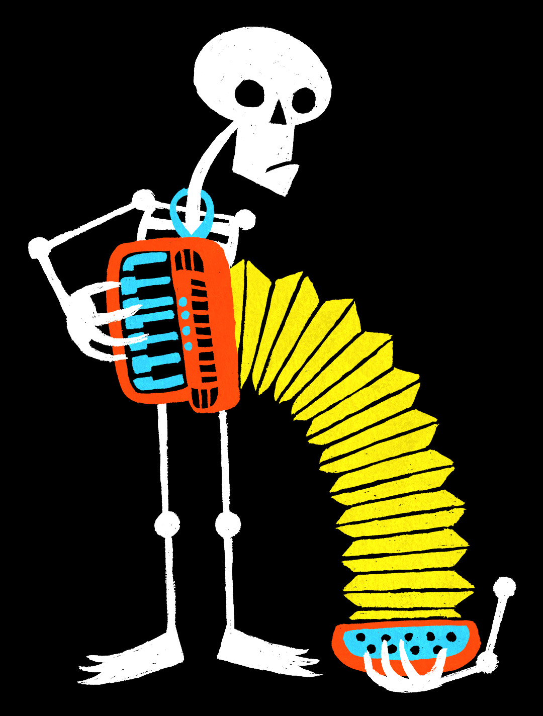 Skeleton with an Accordion