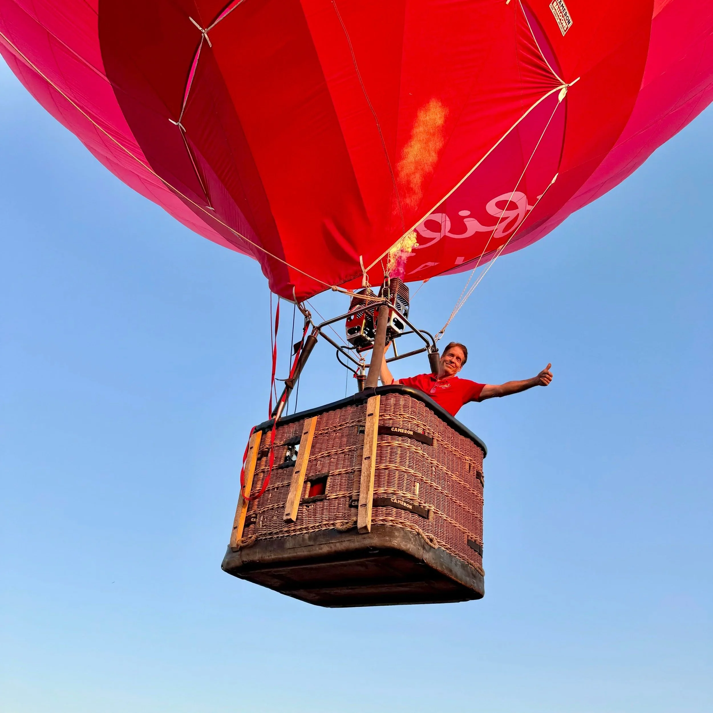 Kevin Flying The Chick-Fil-A Hot Air Balloon In Phoenix