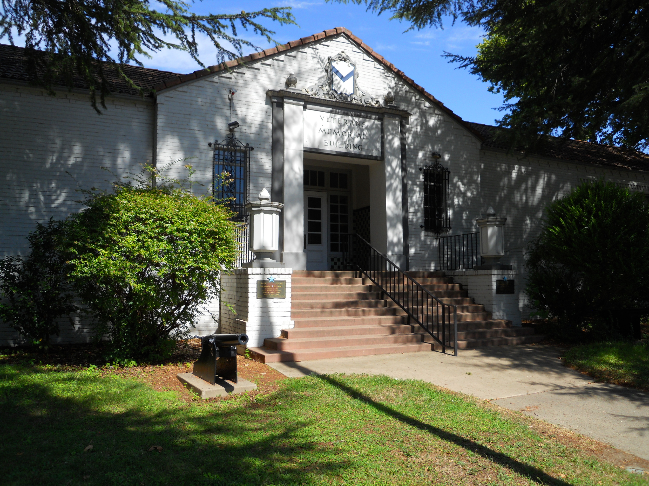 The cornerstone for Veteran's Memorial Hall was laid in 1929 beside Royer Park. The facility continues to serve as a meeting place for veteran and other community organizations.