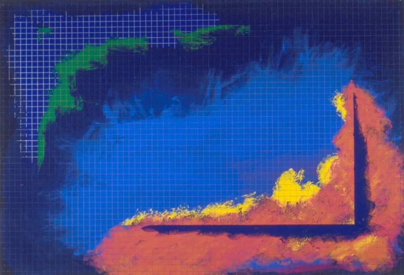 X, c. 1991, ACP, 48x78.jpg