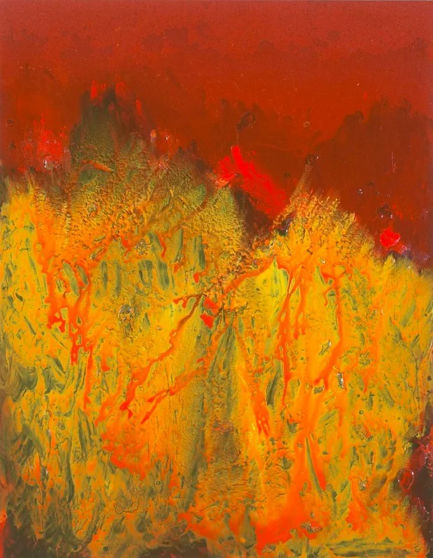 Water Series - It Was a New Day I, 2003, acrylic on canvas, .jpg