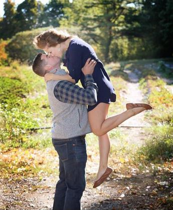 Rachel and her fiance Pete during their engagement shoot!