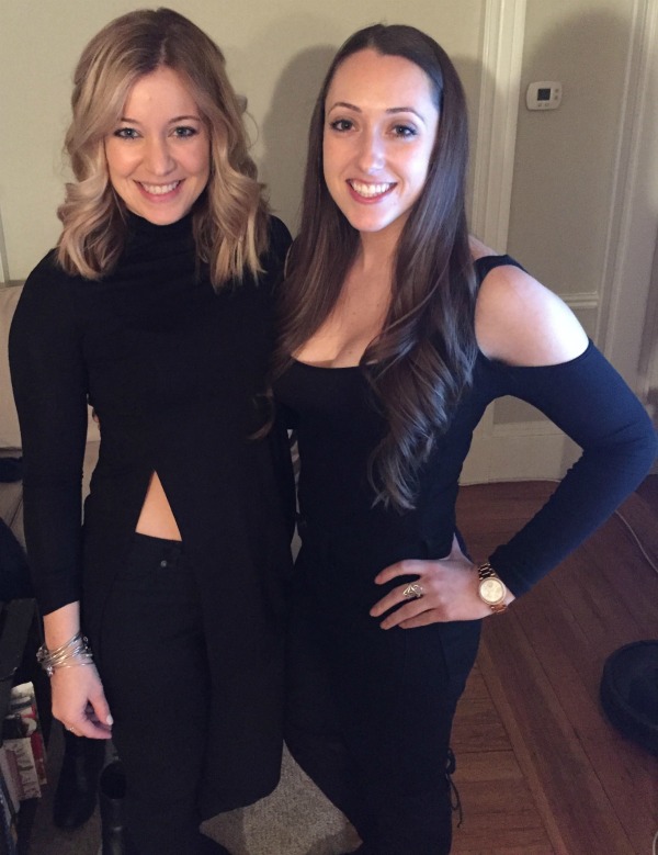 Jen and Brittany celebrating 1 year since the crash, Feb 2017