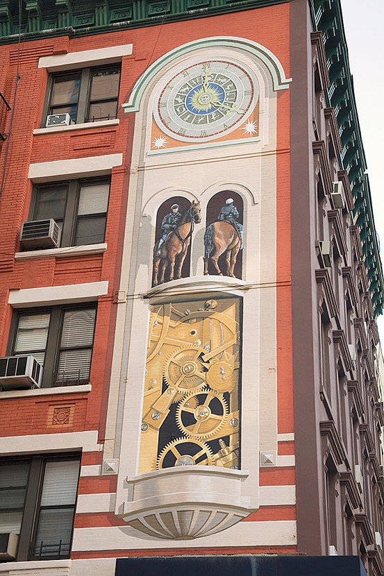 Glockenspiel Mural for Yorkville New York, NY. (2005)